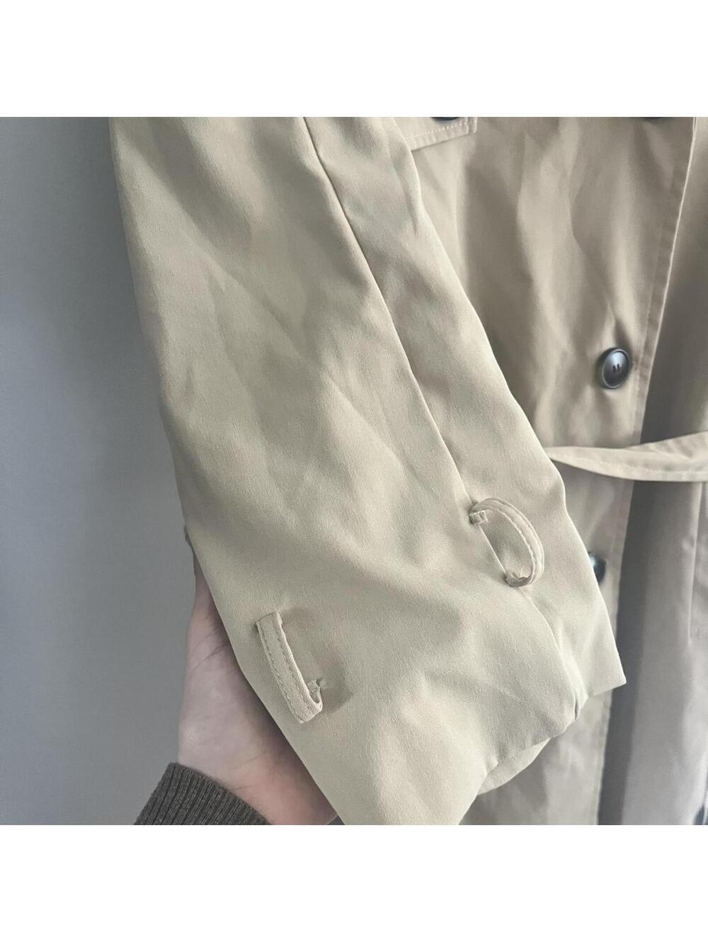 Princess Polly Westwind Trench Coat in Natural - Picture 7 of 7